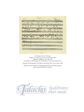 Waltz a minor with facsimile